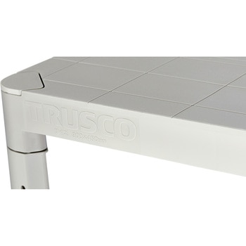 プラスチック棚(100kgタイプ) 棚板間隔高さ372mmタイプ(新型) TRUSCO