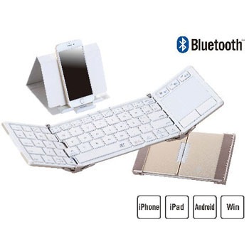 3E-BKY5-WH 3E タッチパッド付Bluetooth Keyboard 【Touch+】 3