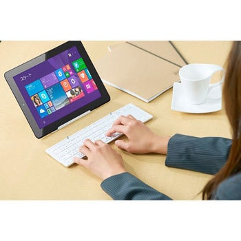 3E-BKY5-WH Bluetoothキーボード タッチパッド ピンクゴールド Bluetooth® キーボード「TOUCH+」(本製品は生産終了しております