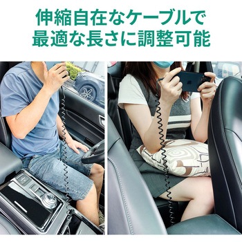 ケーブル Coiled Series[USB Type-C to Lightning]1.5m コイル型 ブラック AUKEY(オーキー)