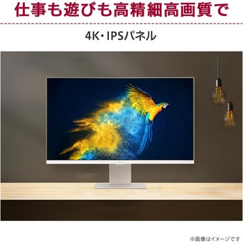 31.5インチ4Kスマートモニター(3840x2160/IPS/HDMIx2/TypeC(PD65W)/スピーカー/チルト/高さ調整/ホワイト筐体/3年保証) LG