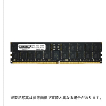 SV用 PC5-38400 DDR5-4800 288p RDIMM 1.1v 64GB x4_2R CENTURY MICROY MICRO(センチュリーマイクロ)