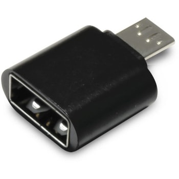 OTG USB2.0->MicroUSB変換コネクタ(BK) 日本トラストテクノロジー