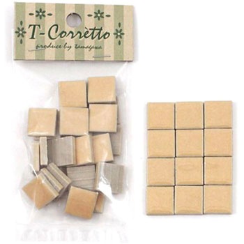 15K-02 ���U�C�N�^�C�� T-�R���b�g �p �ʐ�q�� �s�[�`�F �T�C�Y15�~15�~4mm 1��(25��) 84940424