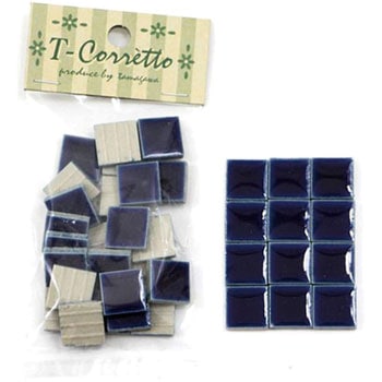 15K-09 ���U�C�N�^�C�� T-�R���b�g �p �ʐ�q�� �R�o���g�u���[�F �T�C�Y15�~15�~4mm 1��(25��) 84940485