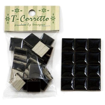 15K-10 ���U�C�N�^�C�� T-�R���b�g �p �ʐ�q�� �u���b�N�F �T�C�Y15�~15�~4mm 1��(25��) 84940494