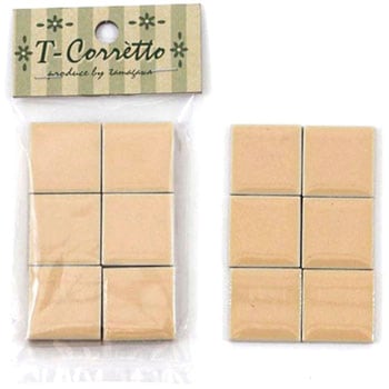 25K-02 ���U�C�N�^�C�� T-�R���b�g �p �ʐ�q�� �s�[�`�F �T�C�Y25�~25�~4mm 1��(12��) 84940573