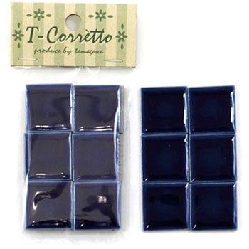 25K-09 ���U�C�N�^�C�� T-�R���b�g �p �ʐ�q�� �R�o���g�u���[�F �T�C�Y25�~25�~4mm 1��(12��) 84940634