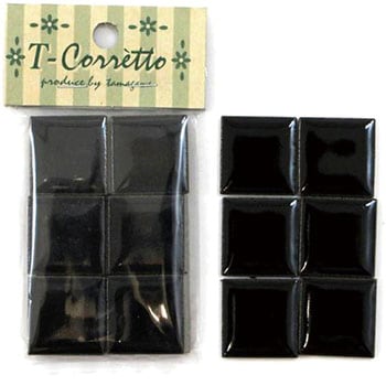 25K-10 ���U�C�N�^�C�� T-�R���b�g �p �ʐ�q�� �u���b�N�F �T�C�Y25�~25�~4mm 1��(12��) 84940643