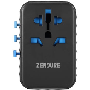 <万能トラベルアダプタ>Passport II Pro USB-PD61W 海外コンセント200箇所以上対応 ZENDURE