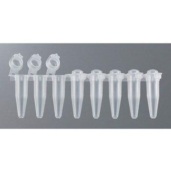 PCR用キャップ付き8連チューブ 0.2mL 125個入 BIO-BIK(イナ