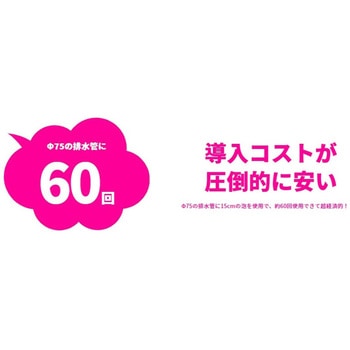 排水管のニオイをピタッと止める工事用シューポン 300mL 株式会社ニコラス