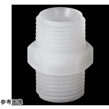 TEFEN PVDF ネジ継手 ニップル - アズワン