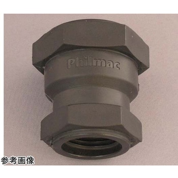 PP ネジ継手 ポリ異径ソケット アズワン