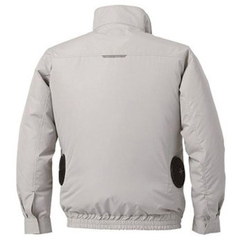 長袖ブルゾン + 空調服(R)スターターキット シルバー KU92350+SK23011R70シリーズ 空調服
