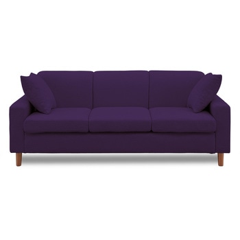 ファーブ 3P ソファ (脚：ブラウン) サンコウ