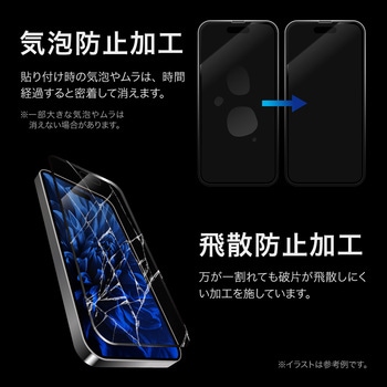 iPhone 15/iPhone 15 Pro ガラスフィルム「GLASS PREMIUM FILM」 全面保護 ブルーライトカット LEPLUS NEXT