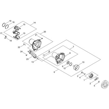 【部品】 クラッチ エンジン刈払機SRE2431LT 共立