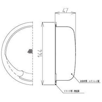 ハウステック ステンレス製排水カゴ(H50mm) WS-145-50 ハウステック