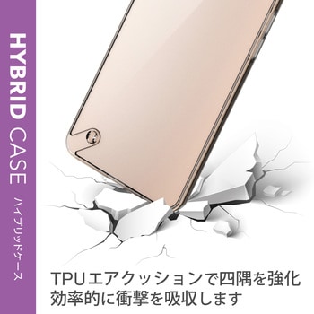 OPPO Reno7 A ( OPG04 ) ケース カバー ハイブリッド カメラ周り保護 耐衝撃 弾力性 スリム クリア エレコム
