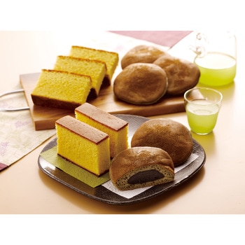 「杉谷本舗」長崎かすてらと黒ごまどら焼き詰合せ 杉谷本舗