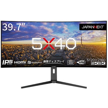 JN-5X40 液晶ディスプレイ 39.7型/5120×2160/HDMI×1、DP×1、USB Type-C