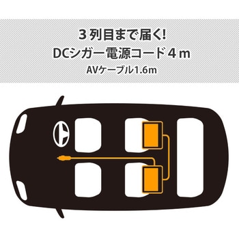 ヘッドレストDVDツインモニター YAMAZEN(山善)