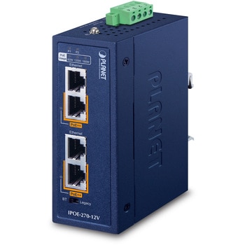 産業用PoE++インジェクター 2ポート 802.3bt マルチギガビット 2.5G/5G PLANET Technology
