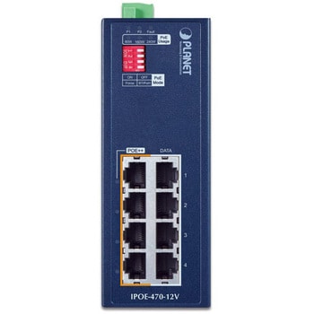 IPOE-470-12V 産業用PoEインジェクター 4ポート ギガビット対応