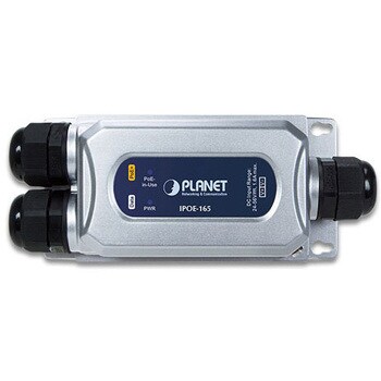 防水産業用PoEインジェクター ギガビット対応 IEEE802.3at準拠 PLANET Technology