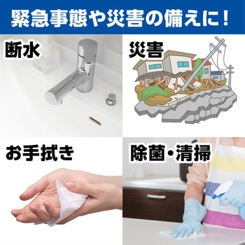 5年保証・超防災用ウェットティッシュ20枚入 - 睦化学工業