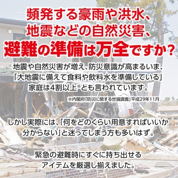 簡易防災セット15点 アーテック