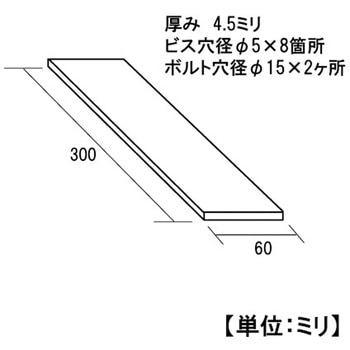 モリギン ユニクロ 巾広プレート ACE(エース、旧モリギン)