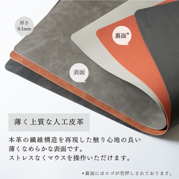 お手入れ簡単 PUレザー デスクマット OWLTECH(オウルテック)