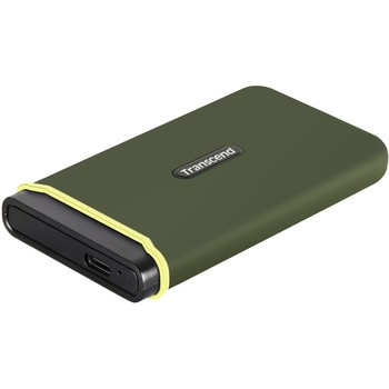 最大2，000MB/s 高速ポータブルSSD 耐衝撃モデル トランセンド