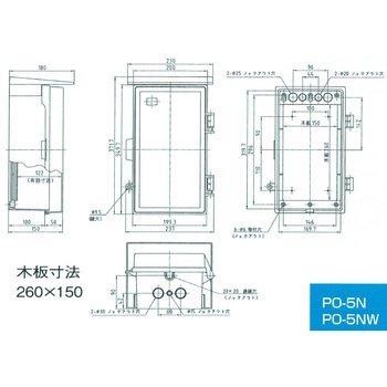 プラボックス屋根つき型 伊藤電気製作所