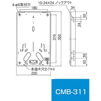 化粧プレート(電力量計取付板) 伊藤電気製作所