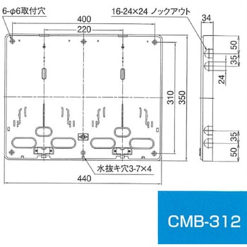 化粧プレート(電力量計取付板) 伊藤電気製作所