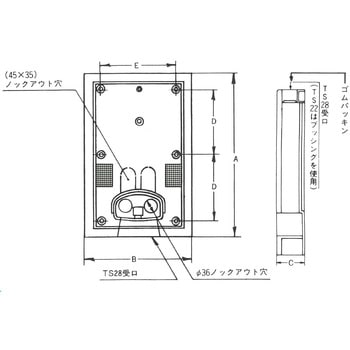 MP型カラープレート 東京・関西・九州 各電力管内用 伊藤電気製作所