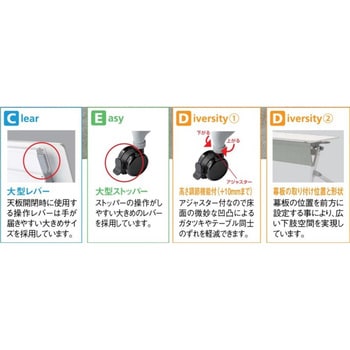 JTN フォールディングテーブル(組立サービス付き) ジョインテックス