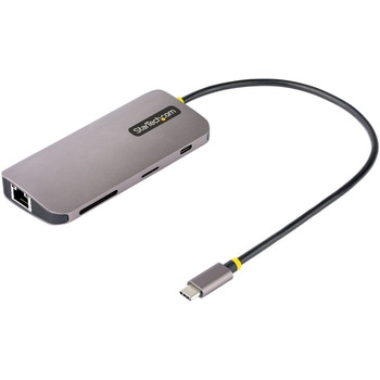 マルチポートアダプター/USB Type-C接続/シングルモニター/4K HDMI/100W USB PD/3x USB-A/GbE/SD & MicroSD StarTech.com