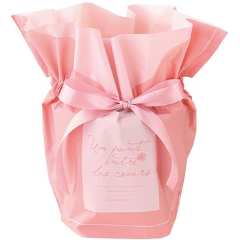 シルキーピンクリボン付ポットカバー HEADS(ヘッズ)