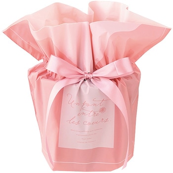 シルキーピンクリボン付ポットカバー HEADS(ヘッズ)