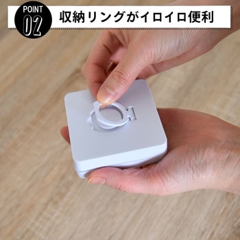 ミラーファン 静音 USB充電式ミニ扇風機 大河商事