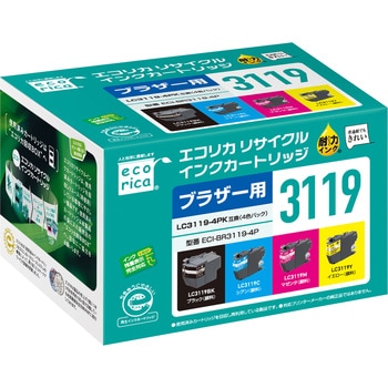 ECI-BR3119-4P リサイクルインク ブラザー対応 LC3119-4PK 1個