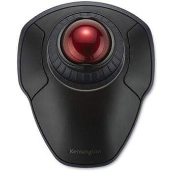 オービットトラックボール ウィズスクロールリング ブラック&レッド ケンジントン