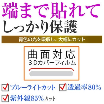 液晶保護フィルム バイタルブレス デジタルモンスター 曲面対応  高光沢 - メディアカバーマーケット