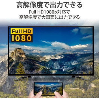 Miracast ミラキャスト レシーバー ワイヤレスHDMI ミラーリング アクセスポイント エレコム