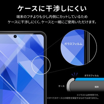 AQUOS R7 SH-52C ガラスフィルム「GLASS PREMIUM FILM」 スタンダードサイズ ブルーライトカット LEPLUS NEXT