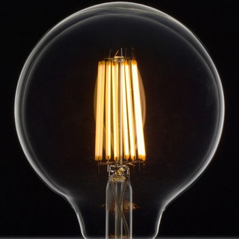 LEDフィラメント電球 ボール電球 E26 100形相当 オーム電機
